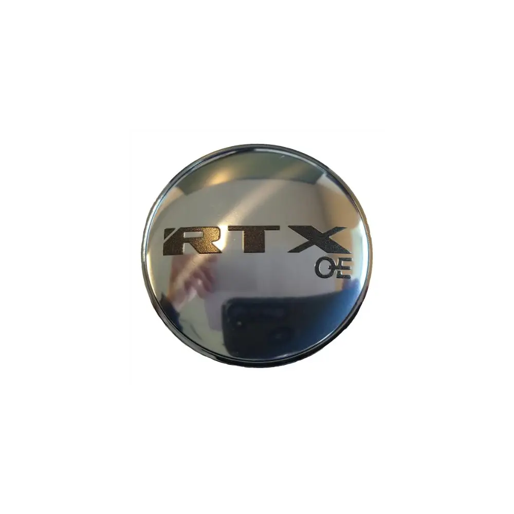 Cap Chrome With Rtxoe Gunmetal Chrome Background 9091K64 - RTI9091K64CHWM